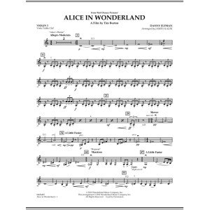 Alice In Wonderland - Violin 3 (Viola Treble Clef)