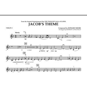 Jacob's Theme (from The Twilight Saga: Eclipse) - Violin 2
