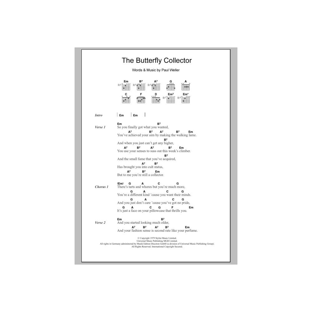 The Butterfly Collector