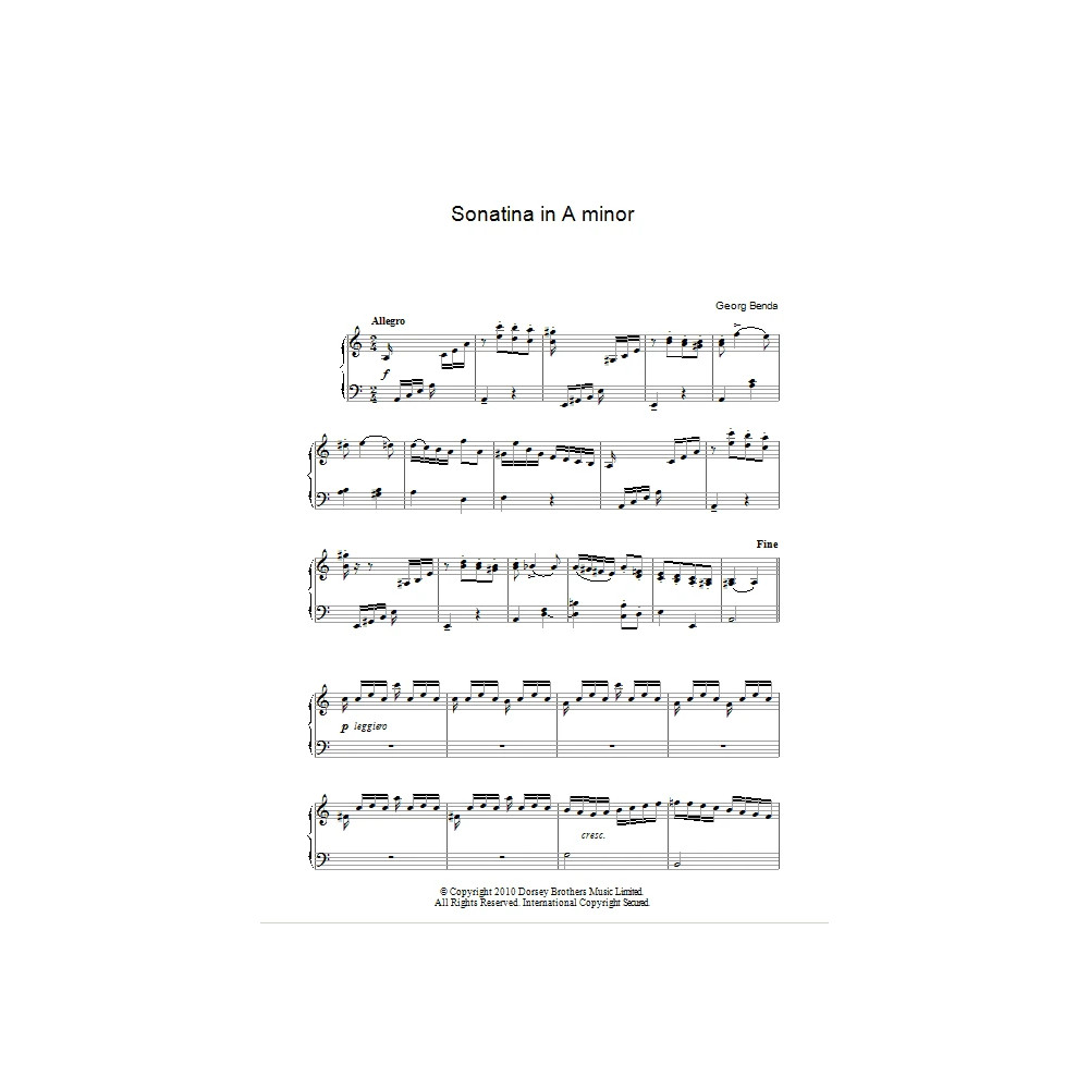 Sonatina In A Minor