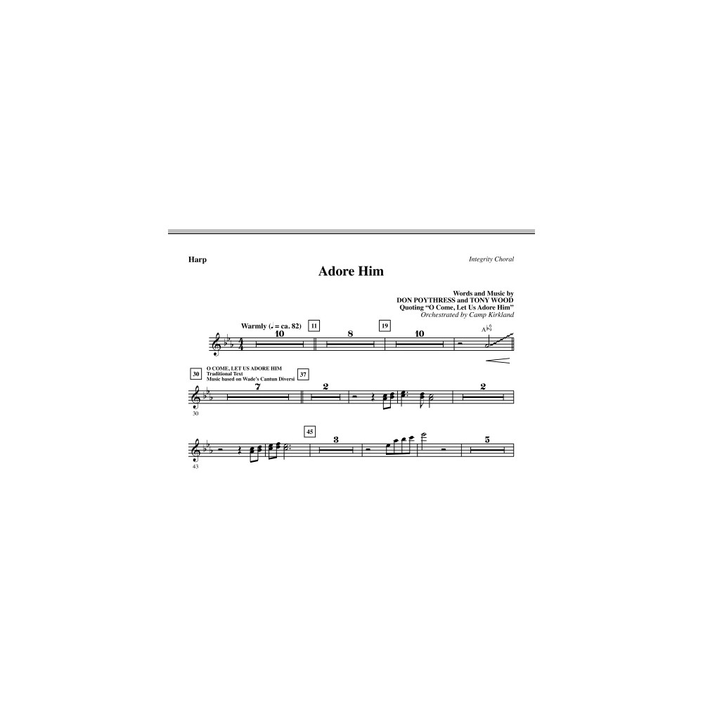 Adore Him - Harp