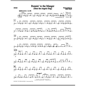 Runnin' To The Manger (Hear The Angels Sing) - Drums