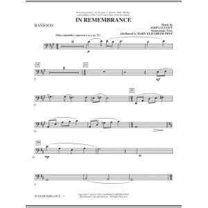 In Remembrance - Bassoon