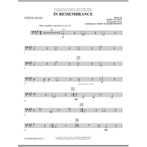 In Remembrance - String Bass