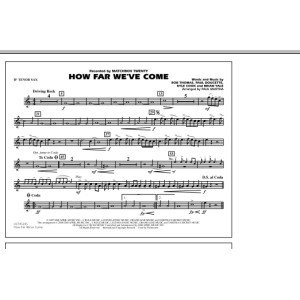 How Far We''ve Come - Bb Tenor Sax