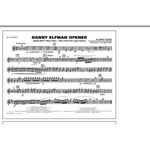 Danny Elfman Opener - Bb Clarinet