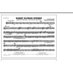 Danny Elfman Opener - Bb Tenor Sax