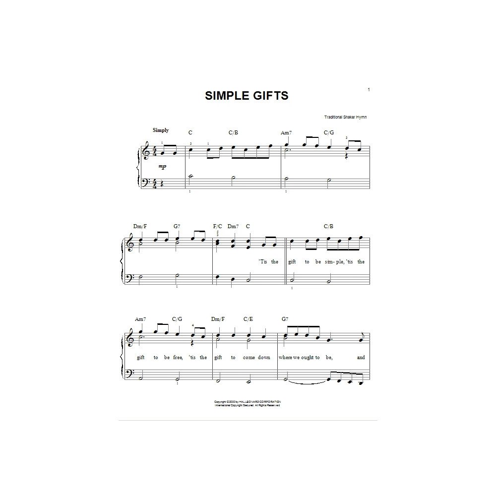 Simple Gifts