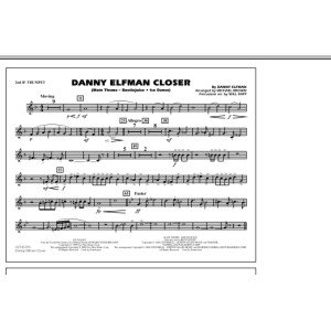 Danny Elfman Closer - 2nd Bb Trumpet