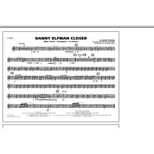 Danny Elfman Closer - F Horn