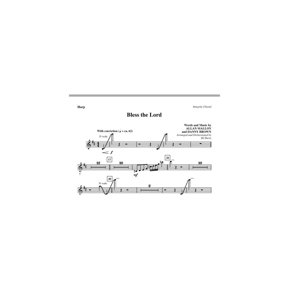 Bless The Lord - Harp