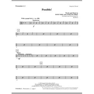 Possible! - Percussion 1 & 2