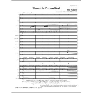 Through The Precious Blood - Full Score