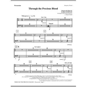 Through The Precious Blood - Percussion