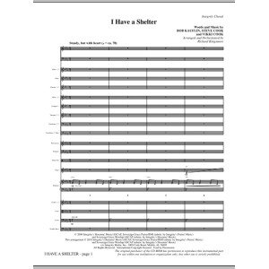 I Have A Shelter - Full Score