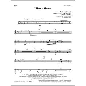 I Have A Shelter - Oboe