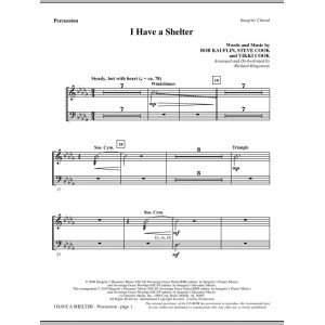 I Have A Shelter - Percussion