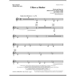 I Have A Shelter - Bassklarinette (Sub. Kontrabass)