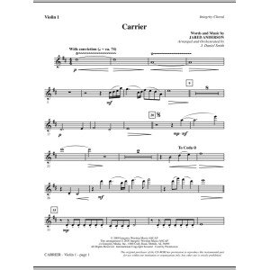 Carrier - Violin 1