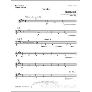 Carrier - Bass Clarinet (sub. dbl bass)