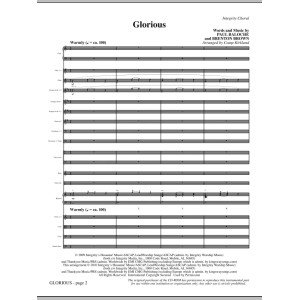 Glorious - Full Score