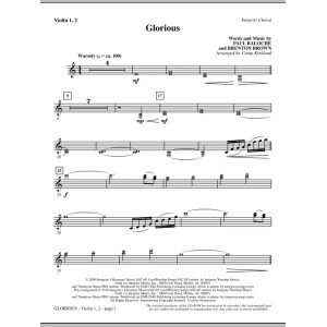 Glorious - Violin 1, 2