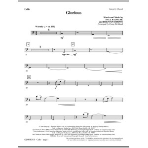 Glorious - Cello