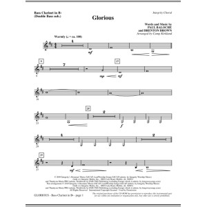 Glorious - Bass Clar. (Double Bass sub.)