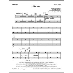 Glorious - Percussion