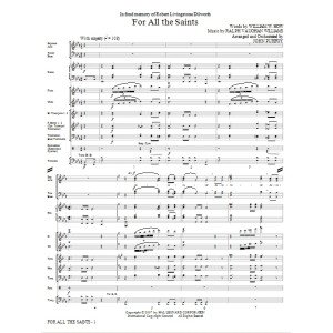 For All The Saints - Full Score
