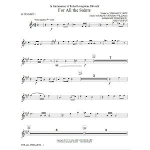 For All The Saints - Bb Trumpet 1