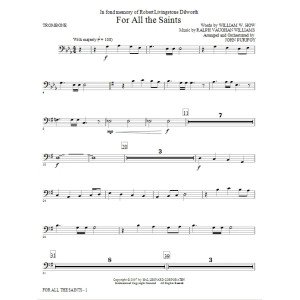 For All The Saints - Trombone