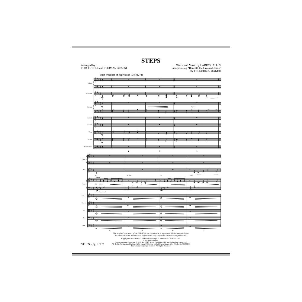 Steps - Full Score