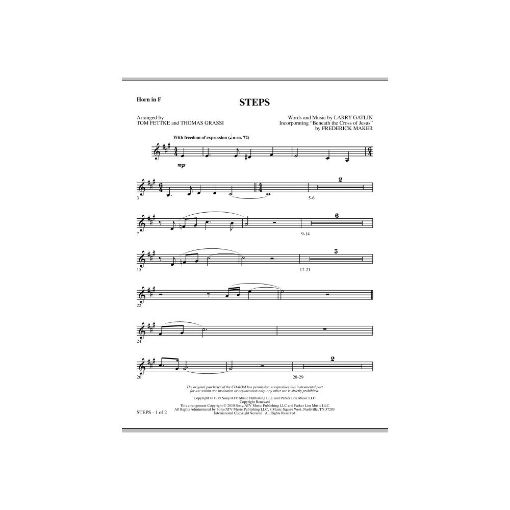 Steps - Horn in F