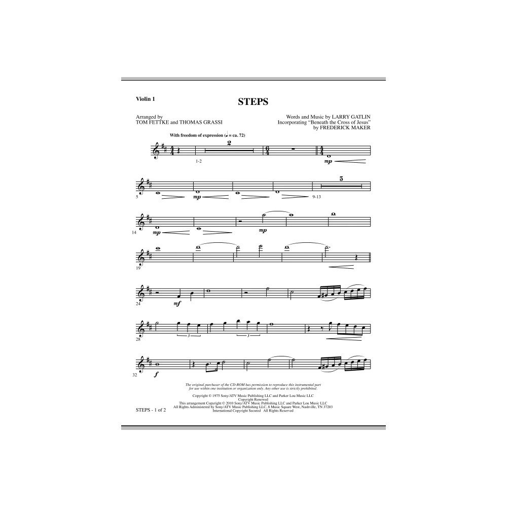 Steps - Violin 1