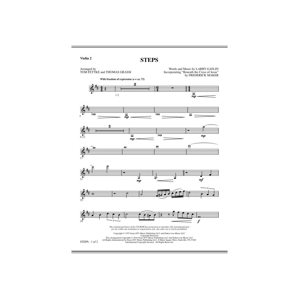 Steps - Violin 2