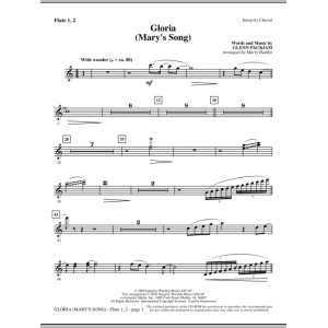 Gloria (Mary's Song) - Flute 1 & 2