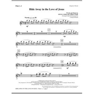 Hide Away In The Love Of Jesus - Flute 1 & 2