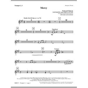 Mercy - Trumpet 2 & 3