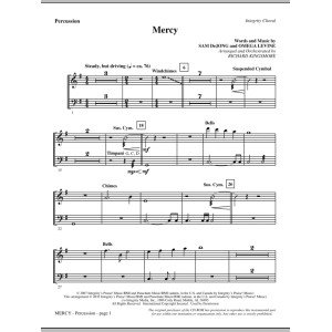 Mercy - Percussion