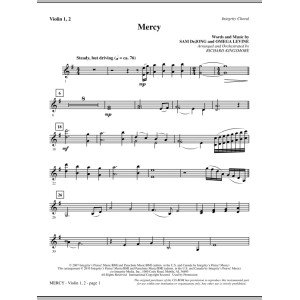 Mercy - Violin 1, 2