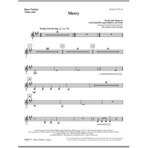 Mercy - Bass Clarinet (sub. Tuba)