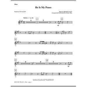He Is My Peace - Oboe