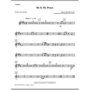 He Is My Peace - Clarinet