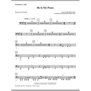 He Is My Peace - Trombone 3/Tuba