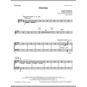 Glorious - Percussion