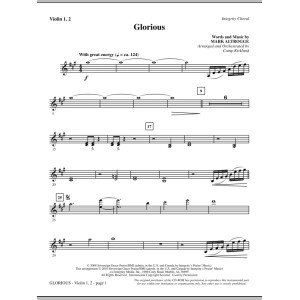 Glorious - Violin 1, 2