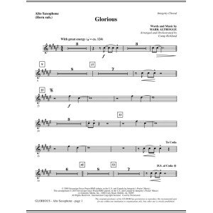 Glorious - Altsaxophon (Ersatz für Horn)