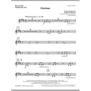 Glorious - Bass Clarinet (sub. dbl bass)