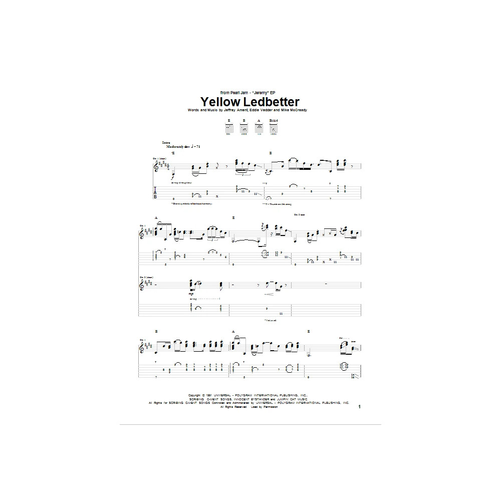 Yellow Ledbetter